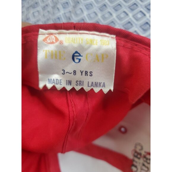 Chicago Bulls Snapback Hat YOUTH 3-8 Years Old 90s NBA The G Cap Red Hat - Picture 3 of 16